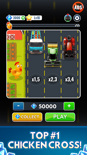 Chicken Cross 2 Gameplay Screenshot 1
